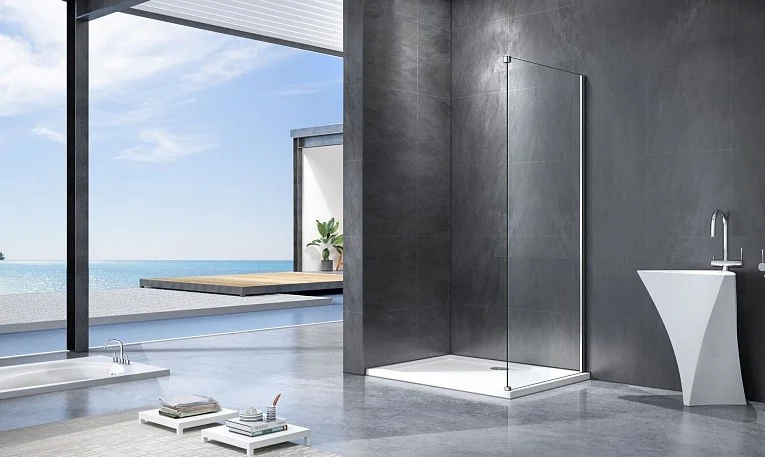 Приобрести bas стенка боковая idea 80 см. черная /прозрачная sp-80-c-b