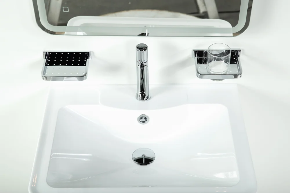 Приобрести belbagno тумба с раковиной acqua 60 см, подвесная bianco lucido, белая раковина