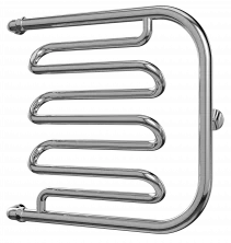 Полотенцесушитель 500х500 мм водяной Terminus Фокстрот - Лиана МП-образный, хром 4620768880971