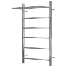 Полотенцесушитель электрический Point 500х800 Афина с полкой П5, хром PN04858P