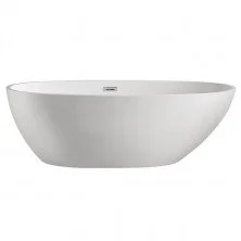 Акриловая ванна Azario LEEDS 168х84 см, отдельностоящая LEE17085