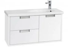 Тумба подвесная Roca Etna с раковиной 100 см, белый 7.8573.0.280.6; 7.3270.0.900.0