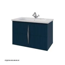 Caprigo Тумба с раковиной NOVARA 80 см, синяя, эмаль 34916 6