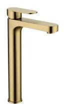 Grocenberg Смеситель для раковины, высокий, матовое золото GB3011MG