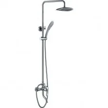 HAIBA Душевая система, овальная d-230мм, хром HB2405