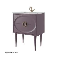 Caprigo Тумба с раковиной MILANO 75 см, лиловая, эмаль