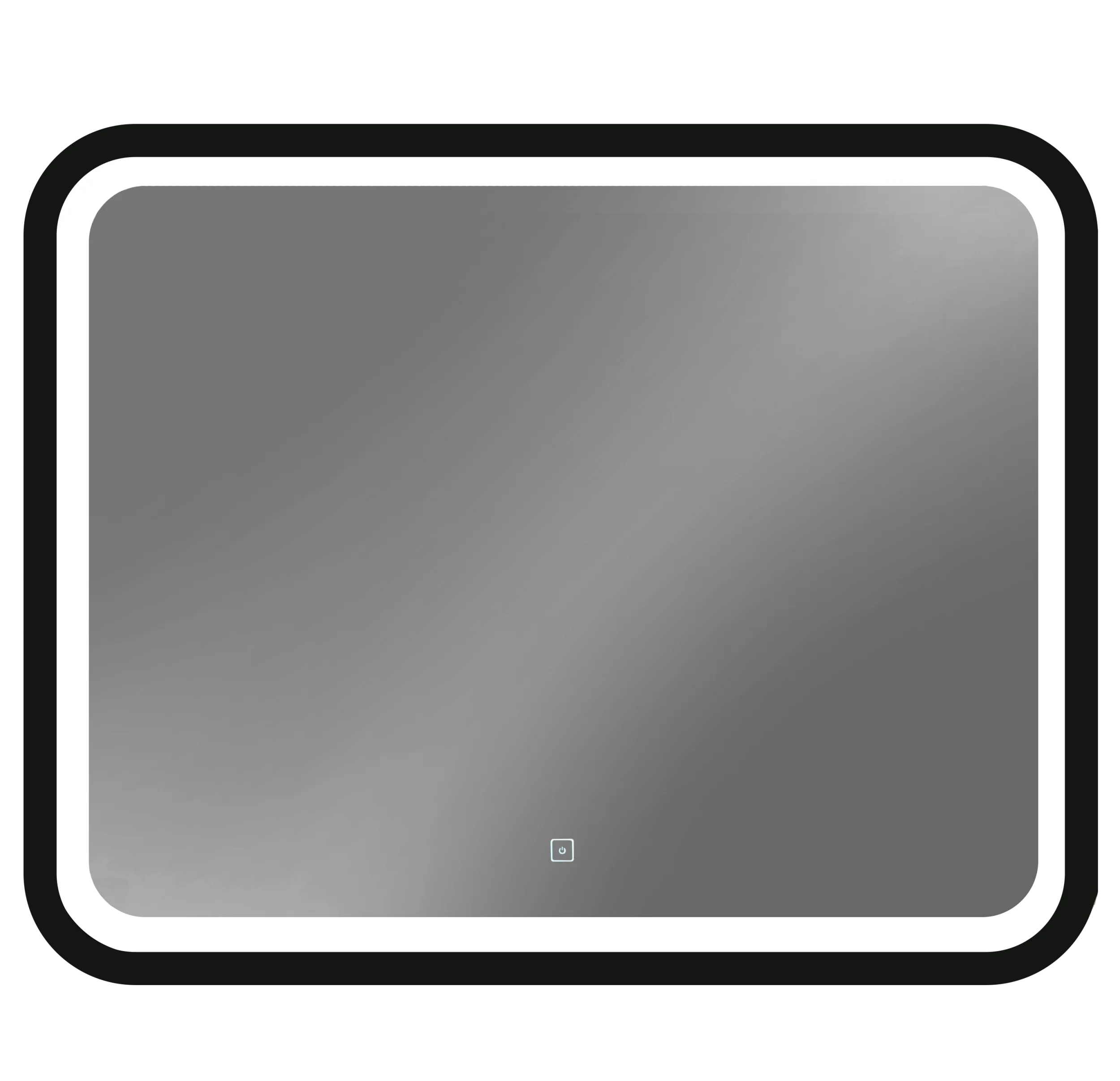 Приобрести mirsant зеркало premier black 100х80 см, с подсветкой ут000070018