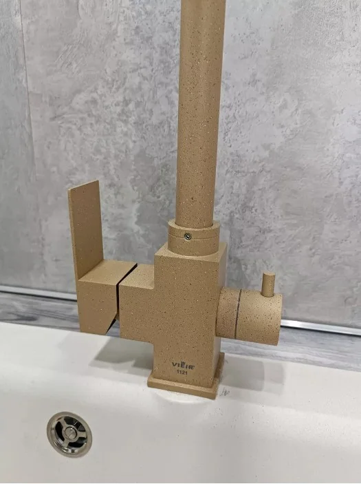 Приобрести смеситель для кухни vieir kitchen 359 мм, с подключением к фильтру, терракотовый v15025(m)