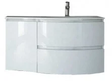 CEZARES Тумба подвесная с раковиной VAGUE 104х57см, белый