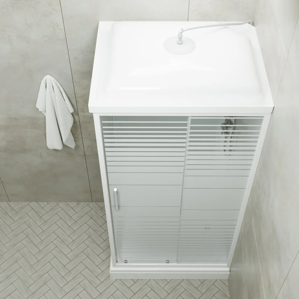 Приобрести тритон душевая кабина квадро 120х80 см, белая, узор, левая щ0000045508