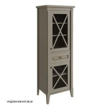 Caprigo Пенал NAPOLI 55 см, правый, серый, эмаль