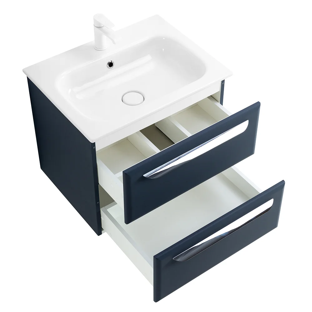 Приобрести cezares тумба подвесная с раковиной eco-cer 60 см grafito, графит eco-cer-600-2c-so-gr-p