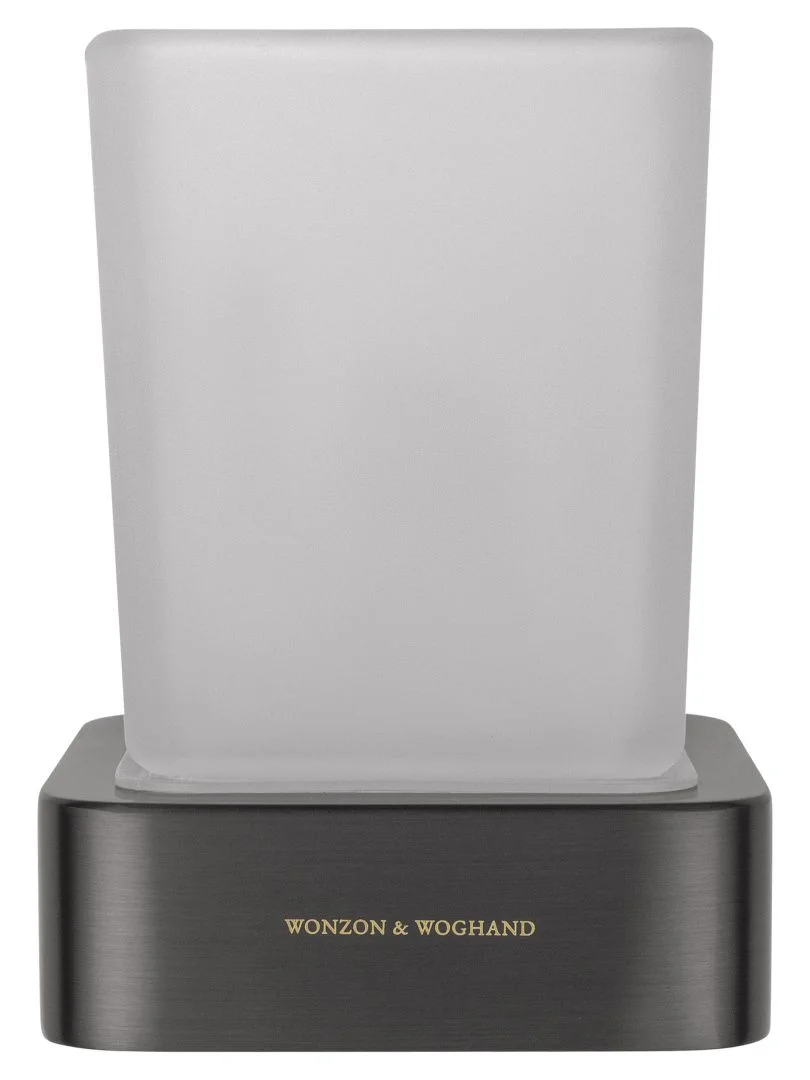 Приобрести стакан для зубных щеток с держателем wonzon & woghand lotte, темный графит (ww-8321-bgm)
