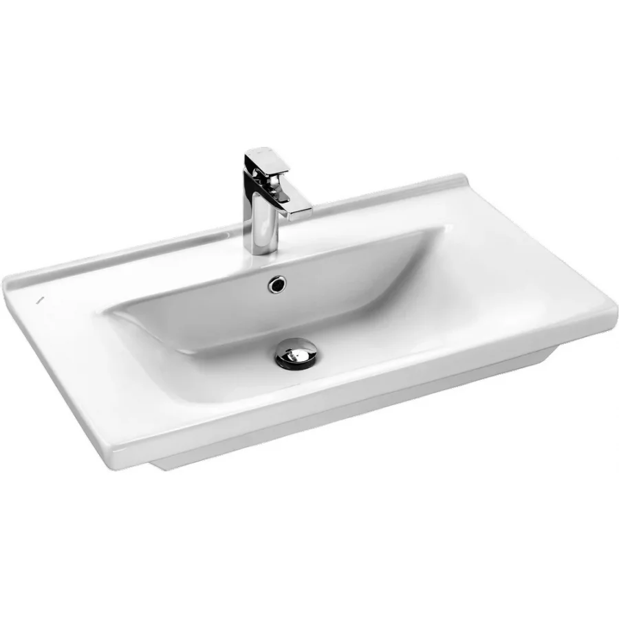 Приобрести mirsant тумба напольная сити 80 см с раковиной миранда-80, белая ут000080938