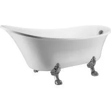 Grossman Отдельностоящая ванна Retro 162x71 см, белая матовая GR-1002M