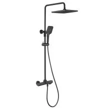 Vincea Душевая стойка Next, термостат, черный матовый VSFS-1N1TMB