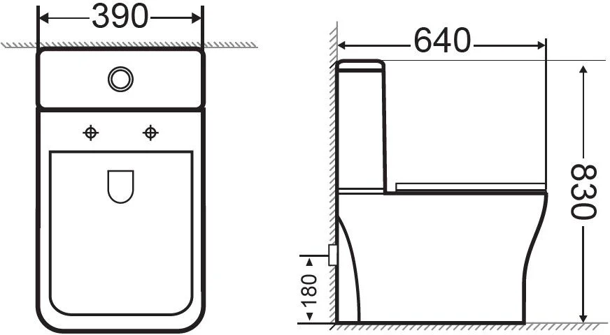 Приобрести aquanet унитаз компакт rimless cube 2-c cl-12288