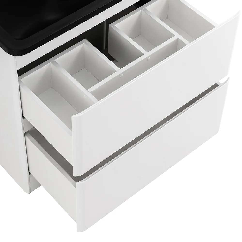 Приобрести belbagno тумба с раковиной albano 100 см, напольная bianco lucido, чёрная раковина