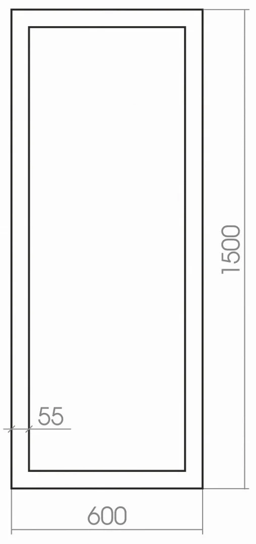 Приобрести azario зеркало монреаль 60х150 см, напольное, венге фр-00001409