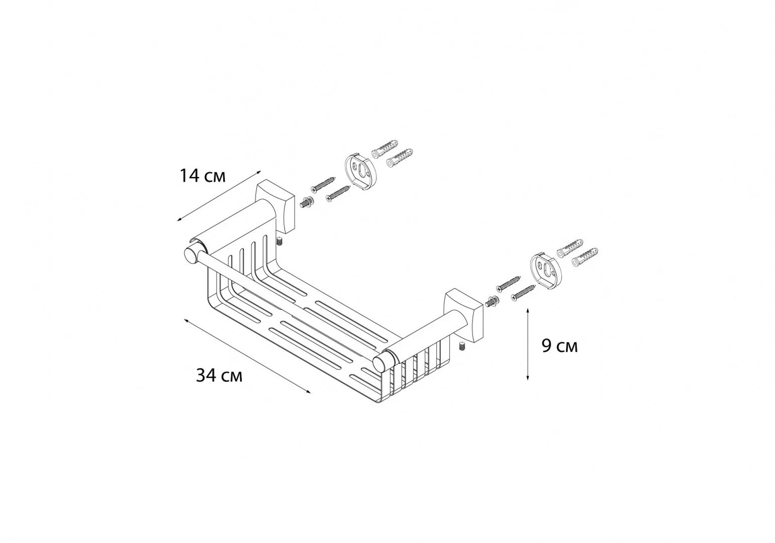 Приобрести fx-61323 kvadro полочка
