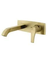 Смеситель для раковины встраиваемый WONZON & WOGHAND FLEX, Брашированное золото (WW-88869072-BG)