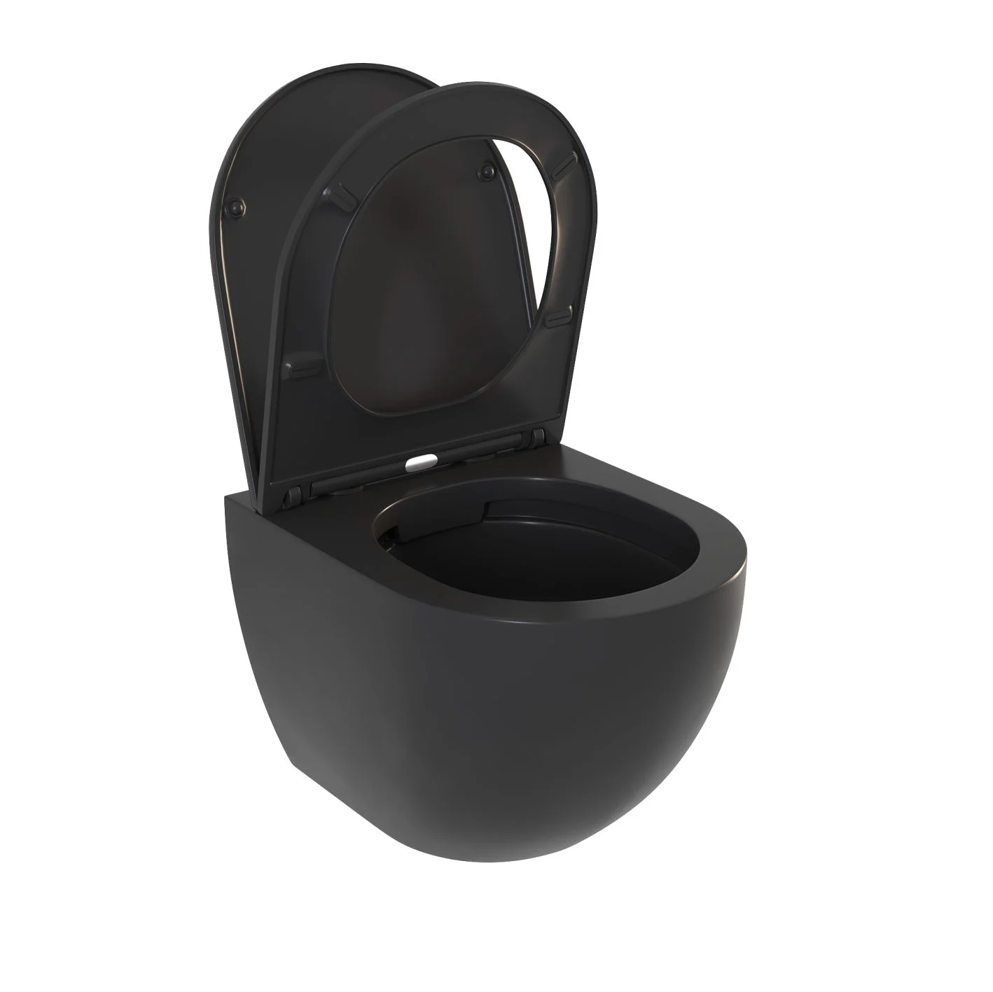 Приобрести sole унитаз подвесной pandora 2 black, безободковый с сиденьем дюропласт, микролифт ут000063637