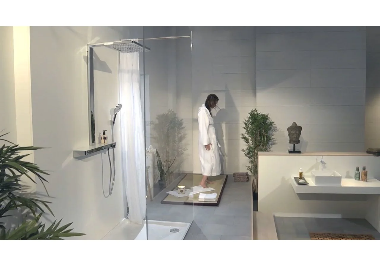 Приобрести душевая система с термостатом hansgrohe rainmaker select 460 3jet showerpipe 27106400