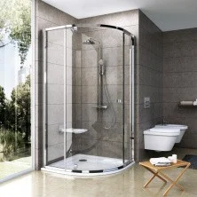 Ограждение душевое Ravak Pivot PSKK3 90 см 37677100Z1 белый/прозрачное