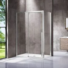 Vincea Душевое ограждение Lugano 80х150 см, прозрачное, хром VSR-1L8015CL-1