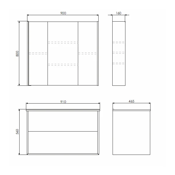 Приобрести сomforty зеркало-шкаф "женева-90", дуб белый