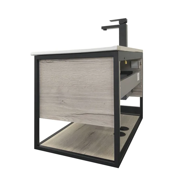 Приобрести сomforty тумба с раковиной бонн 75 графит/дуб дымчатый