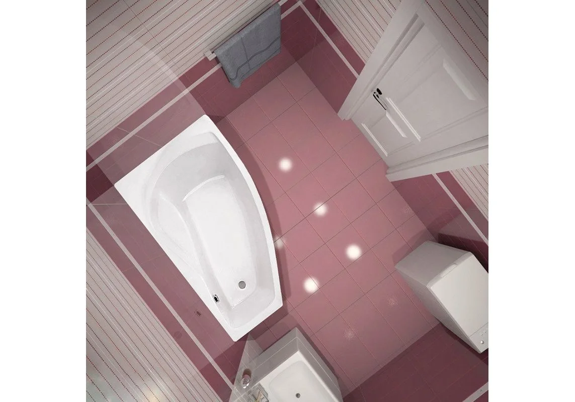 Приобрести ванна акриловая santek майорка xl асимметричная 160х95 правосторонняя, белая 1-wh11-1-990-r