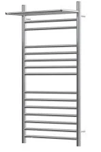 Полотенцесушитель электрический Point 500х1000 Аврора П14 с полкой, хром PN10150SPE