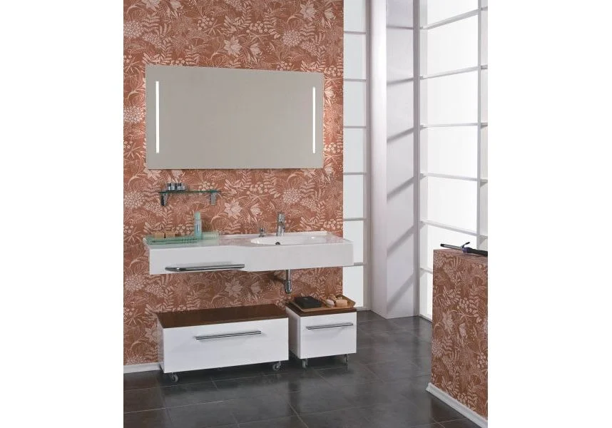 Приобрести раковина отель 1270 мм, материал литьевой мрамор, цвет белый.