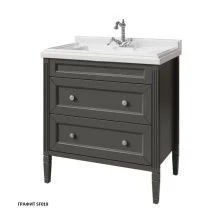 Caprigo Тумба с раковиной ALBION CONCEPT 80 см, черная 34015UV 4