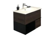 Сomforty Тумба с раковиной "Франкфурт-75" дуб шоколадно-коричневый