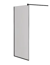 Mirsant Душевая перегородка Walk in 70 см, черный УТ000072438