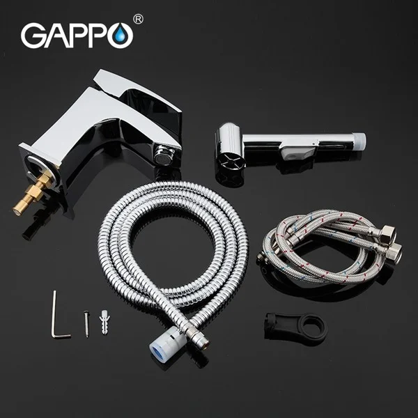 Приобрести gappo смеситель с гигиенической лейкой g1207, хром 84042