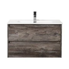 BelBagno Тумба с раковиной KRAFT 90 см, подвесная Pino Pasadena, белая раковина