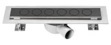 Vincea Душевой трап Say Optima Nisangah 80 см, черный матовый SAY.601.80.B.M.S.NSNGH