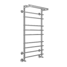 Terminus Полотенцесушитель Ватра П10 50х100 см, с полкой, водяной, хром