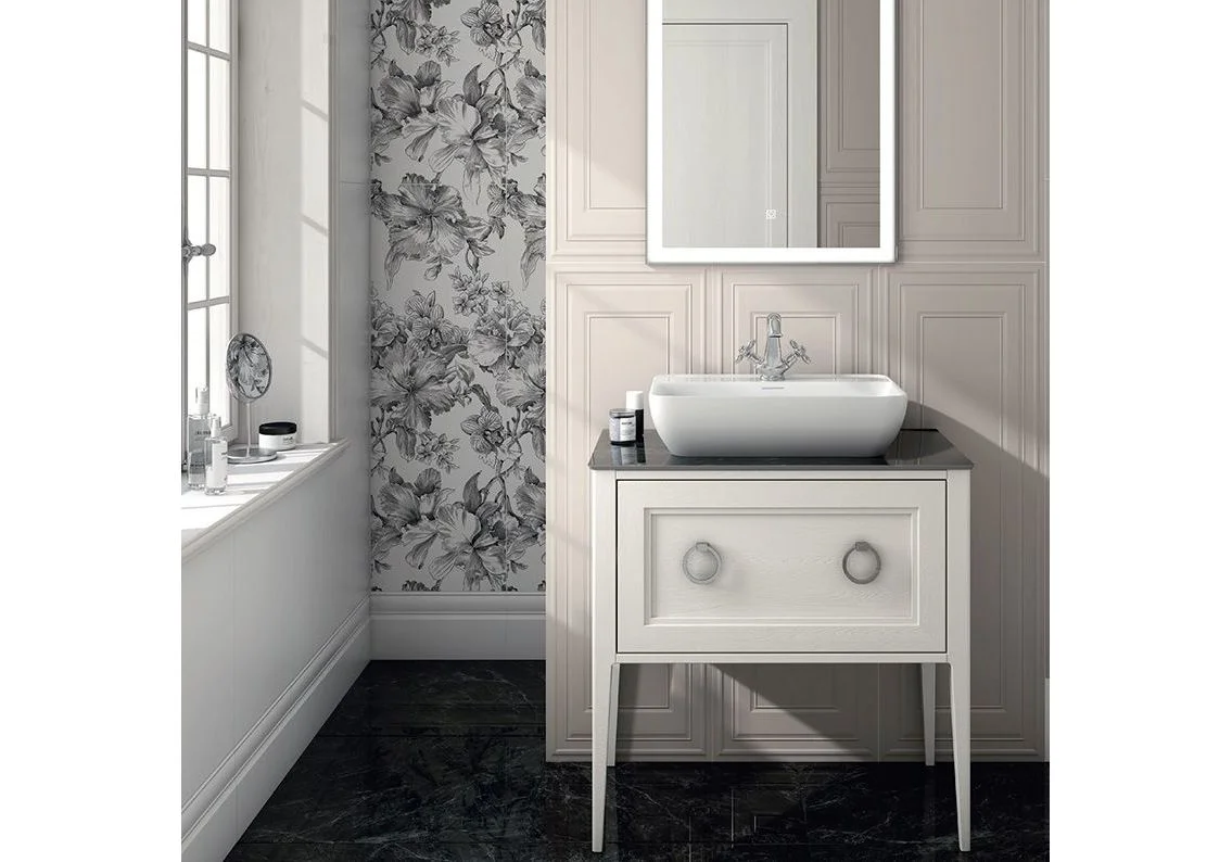 Приобрести тумба напольная со столешницей kerama marazzi plaza classic 100 см pl.c.100.1+1\wht, белый