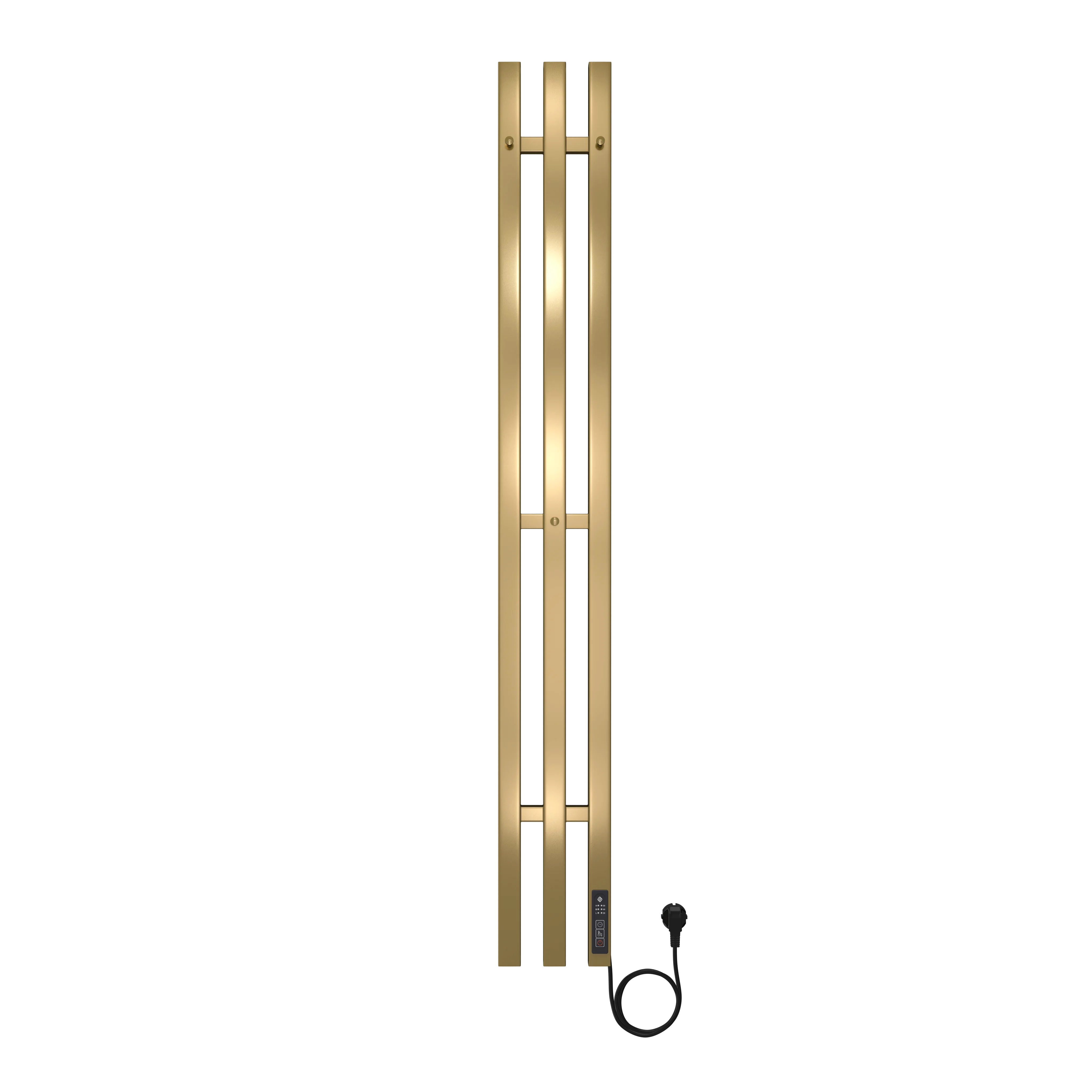 Приобрести terminus полотенцесушитель трэ 150х1200 см, электрический, квадратный профиль, золото