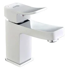 WasserKraft Смеситель для раковины Aller 1063WHITE, белый/хром