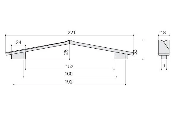 Приобрести мебельная ручка belbagno aurora 8.1135.192160.0270op, белый матовый