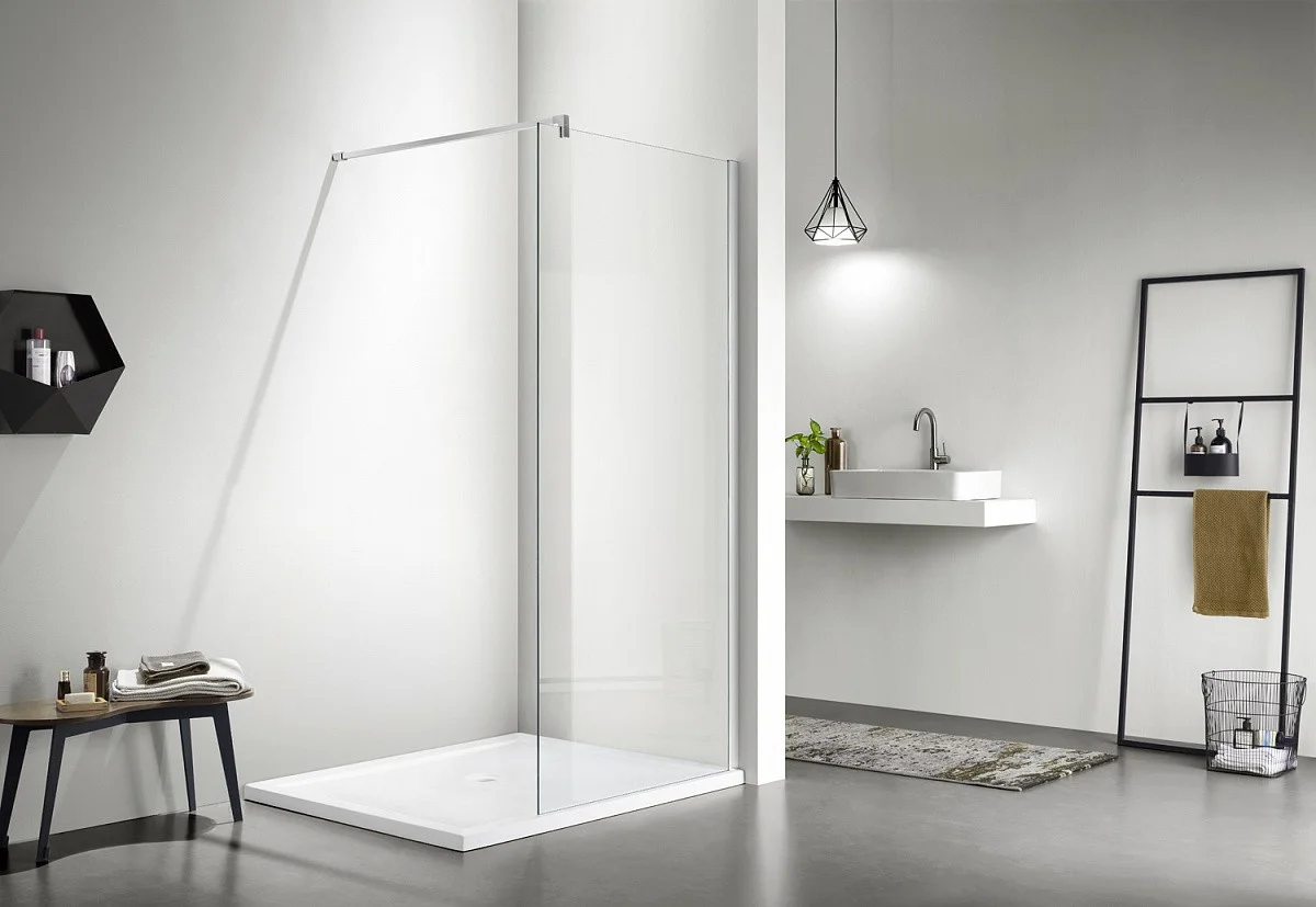 Приобрести душевая перегородка azario chicago walk-in 100x195 см az-nar6310 1000