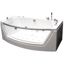 Grossman Гидромассажная ванна 175х85 см, прямоугольная, белая GR-17585-1