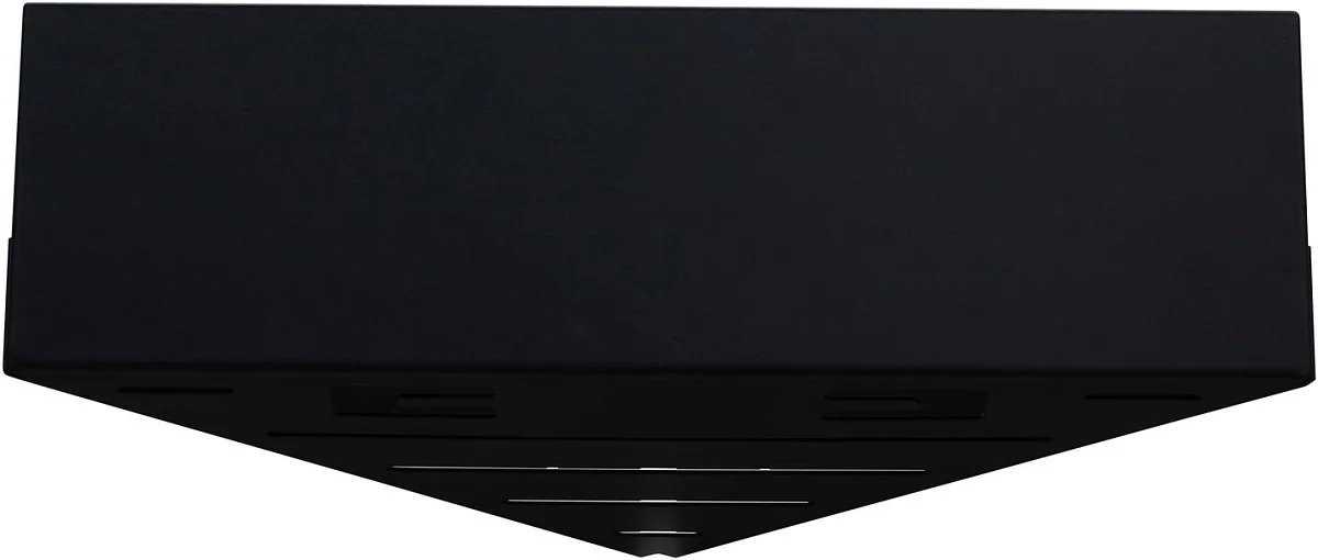 Приобрести aquanet полка магнум 28x28 см черная матовая, угловая 00302225