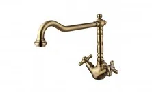 LEMARK Смеситель для кухни Vintage с поворотным изливом, бронза LM2805B
