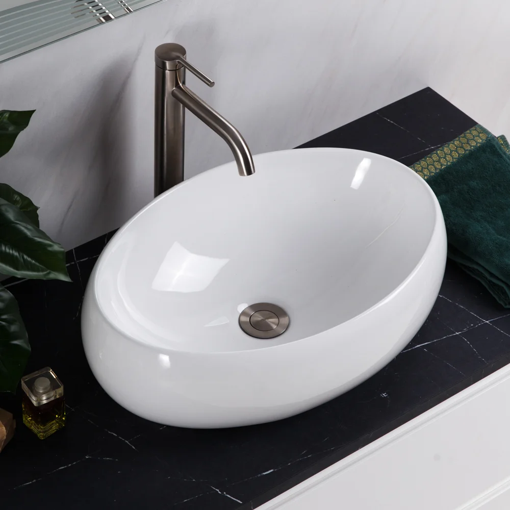 Приобрести belbagno накладная раковина 48х34 см, белая bb1085